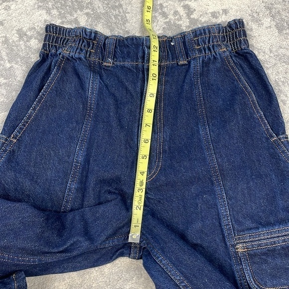 BDG Blaine Cargo Skate Jeans Utility Stretch Waist Loose Dark Wash Sz 29 - Picture 9 of 16